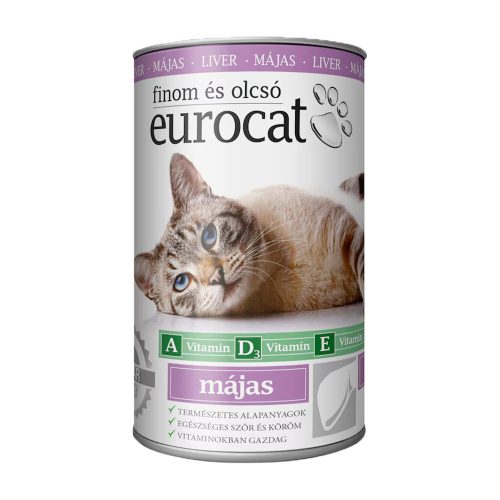 Euro Cat Konzerv Macskáknak (Máj) - 415 g