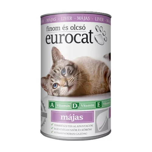 Euro Cat Konzerv Macskáknak (Máj) - 415 g