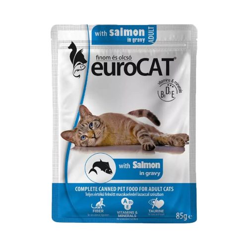 Euro Cat Pouch Macskaeledel (Lazac) - 85 g