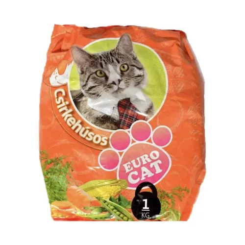 Euro Cat Száraz Macskatáp (Csirke) - 1 kg