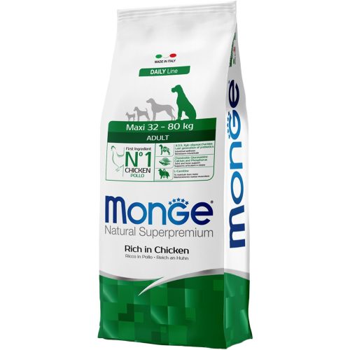 Monge Breeders Daily Line Maxi Adult Száraz Kutyatáp (Csirke) - 15 kg