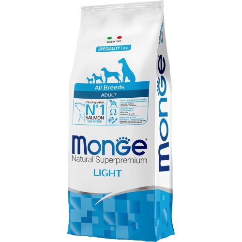 Monge Breeders Speciality Line Adult Light Száraz Kutyatáp (Lazac és Rizs)- 15 kg