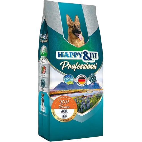 Happy&Fit Professional Top Breeder Száraz Kutyatáp - 20 kg