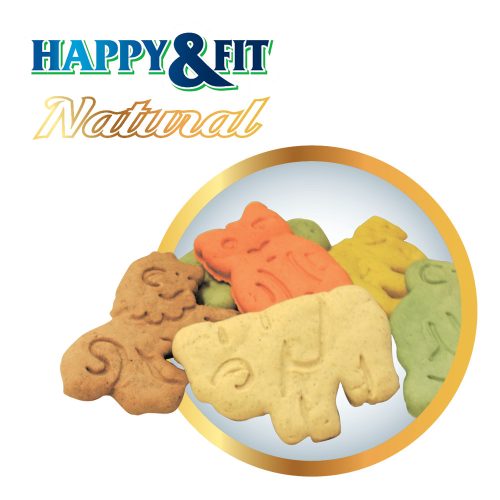 Happy&Fit Natural Állatfigurás Keksz - 10 kg