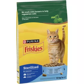  Friskies Steril Száraz Macskatáp (Lazac és Zöldségek) - 10 kg