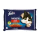 Felix Fantastic Nedves Macskaeledel Aszpikban (Nyúl és Bárány) - 4x85 g