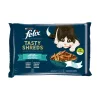 Felix Shreds Halas Válogatás Nedves Macskaeledel Szószban - 4x80 g