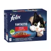Felix Fantastic Házias Válogatás Nedves Macskaeledel Aszpikban (Marha, Nyúl, Bárány, Csirke) - 12x85 g