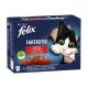 Felix Fantastic Házias Válogatás Nedves Macskaeledel Aszpikban (Marha, Nyúl, Bárány, Csirke) - 12x85 g