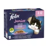 Felix Fantastic Vegyes Válogatás Junior Nedves Macskaeledel Aszpikban (Marha, Csirke, Szardínia, Lazac) - 12x85 g