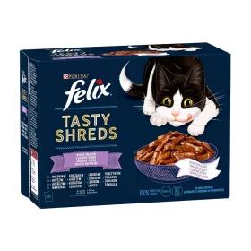   Felix Shreds Vegyes Válogatás Nedves Macskaeledel Szószban - 12x80 g