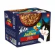 Felix Sensations Jellies Házias Válogatás Nedves Macskaeledel Aszpikban (Marha és Paradicsom, Csirke és Sárgarépa, Kacsa és Spenót, Bárány és Vad) - 24x85 g