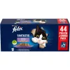 Felix Fantastic Vegyes Válogatás Nedves Macskaeledel Aszpikban (Marha, Csirke, Lazac, Tonhal) - 44x85 g