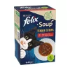 Felix Soup Tender Strips Házias Válogatás Nedves Macskaeledel Szószban Falatkákkal - 6x48 g