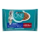 Purina One Senior Nedves Macskaeledel (Marha és Sárgarépa) - 4x85 g