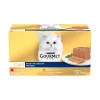 Gourmet Gold Nedves Macskaeledel Pástétom (Marha, Máj, Tonhal, Pulyka) - 4x85 g
