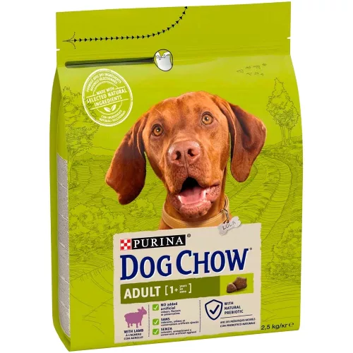 Dog Chow Adult Száraz Kutyatáp (Bárány) - 2,5 kg