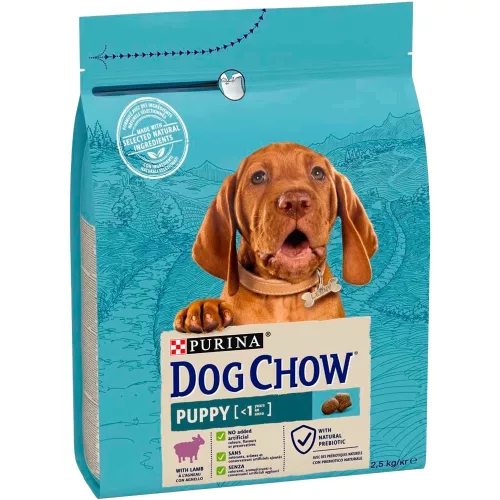 Dog Chow Puppy Száraz Kutyatáp (Bárány) - 2,5 kg