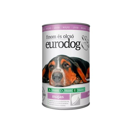 Euro Dog Konzerv Kutyáknak (Máj) - 415 g