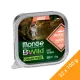 Monge BWild Adult Gabonamentes Alutálcás Macskaeledel (Lazac és Zöldségek) - 32x100 g