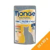 Monge Natural Pouch Kitten Alutasakos Macskaeledel (Tonhal és Máj) - 24x80 g