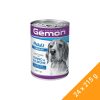 Gemon Medium Adult Konzerv Kutyáknak (Tonhal és Lazac) - 24x415 g