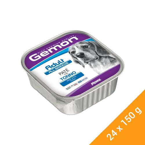 Gemon Pate Adult Alutálcás Kutyaeledel (Tonhal) - 24x150 g