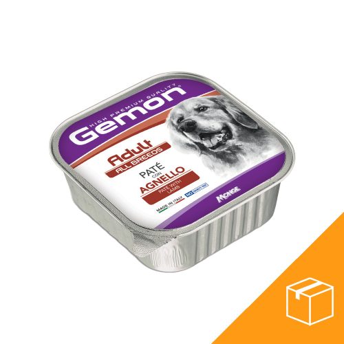 Gemon Pate Adult Alutálcás Kutyaeledel (Bárány) - 24x150 g