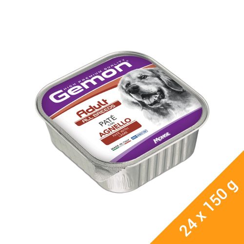 Gemon Pate Adult Alutálcás Kutyaeledel (Bárány) - 24x150 g