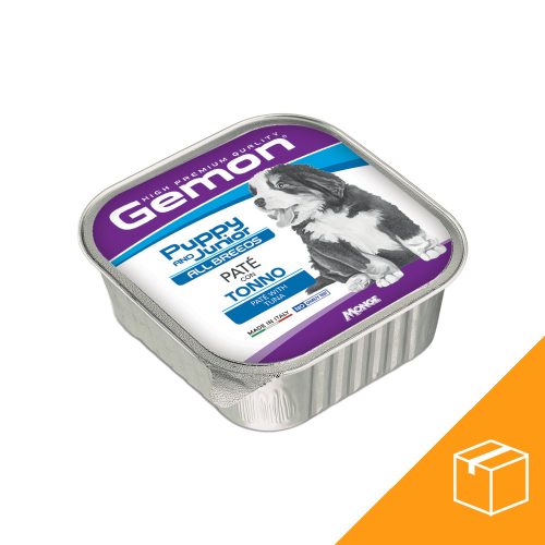 Gemon Pate Puppy & Junior Alutálcás Kutyaeledel (Tonhal) - 24x150 g