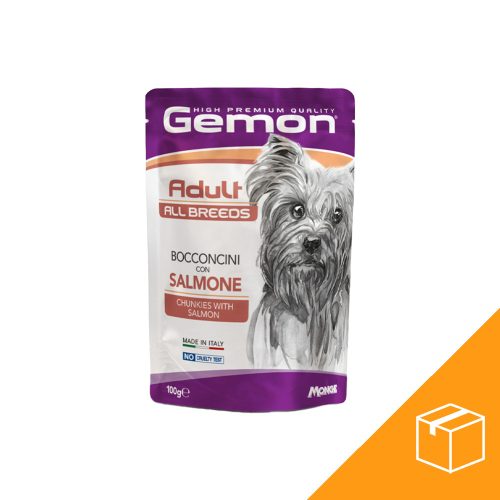 Gemon Chunkies Adult Alutasakos Kutyaeledel (Lazac) - 24x100 g