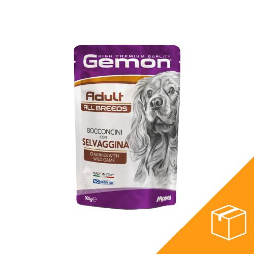 Gemon Chunkies Adult Alutasakos Kutyaeledel (Vad) - 24x100 g
