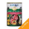 Happy&Fit Superior Konzerv Kutyáknak (Friss Marha, Mangó és Áfonya) - 6x400 g