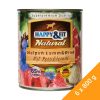 Happy&Fit Natural Junior Konzerv Kutyáknak (Bárány, Marha, Rizs és Lenmagolaj) - 6x800 g