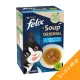 Felix Soup Original Halas Válogatás Nedves Macskaeledel Szószban - 8x(6x48 g)