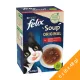 Felix Soup Original Házias Válogatás Nedves Macskaeledel Szószban - 6x(6x48 g)