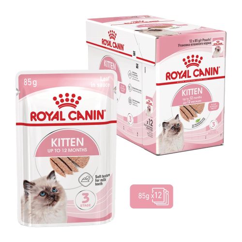 Royal Canin Kitten Loaf Alutasakos Macskaeledel - 12x85 g