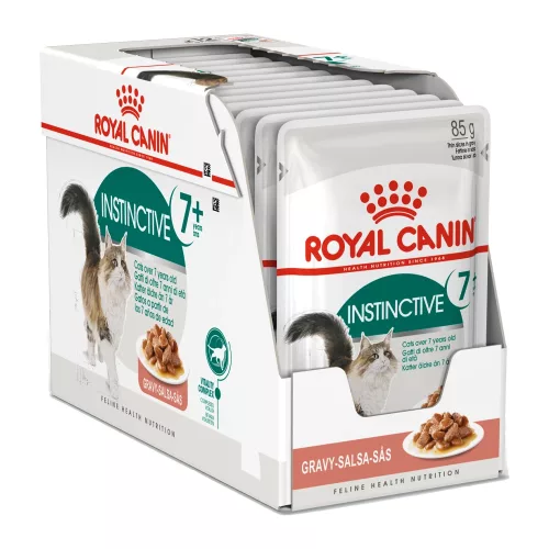 Royal Canin Instinctive Gravy (7+) Alutasakos Macskaeledel - 12x85 g