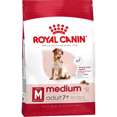Royal Canin Medium Adult 7+ (11-25 kg) Száraz Kutyatáp - 15 kg