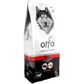   Alfa Energy 28/17 Száraz Kutyatáp (Marha és Bárány) - 20 kg