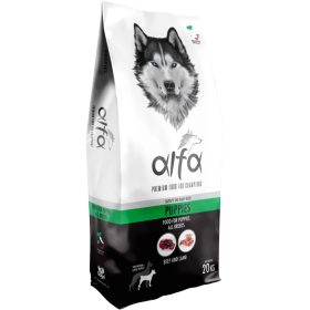   Alfa Puppy 30/16 Száraz Kutyatáp (Marha és Bárány) - 20 kg