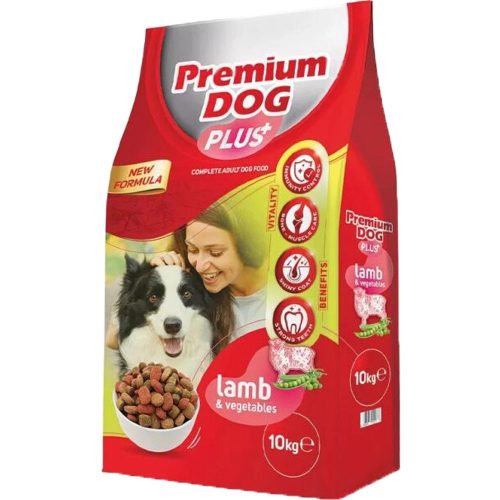 Premium Dog Plus Száraz Kutyatáp (Bárány és Zöldségek) - 10 kg