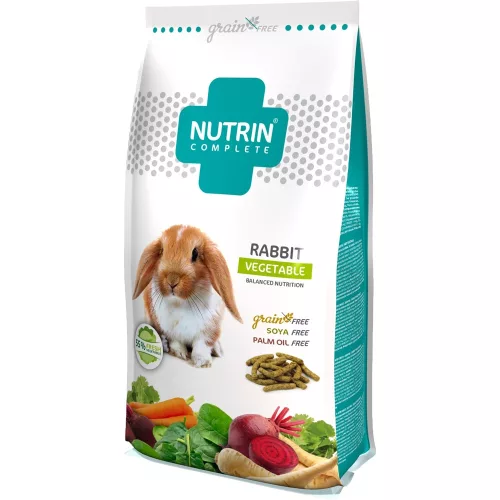 Nutrin Complete Gabonamentes Nyúleledel (Zöldségek) - 1500 g