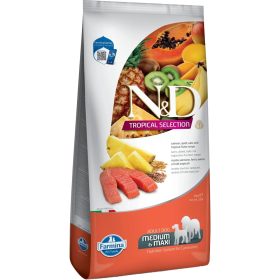   N&D Tropical Selection Medium & Maxi Adult Száraz Kutyatáp (Lazac) - 10 kg