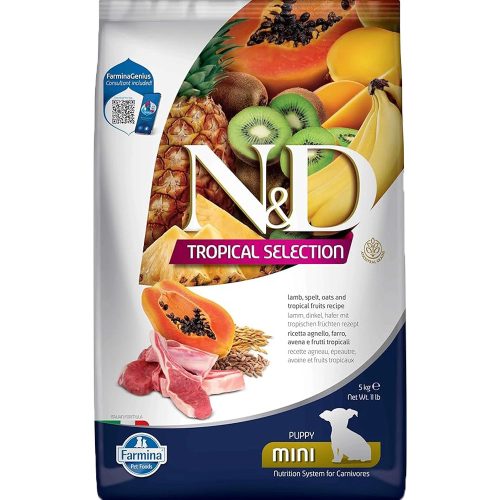 N&D Tropical Selection Mini Puppy Száraz Kutyatáp (Bárány) - 5 kg