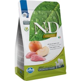   N&D Prime Mini Adult Gabonamentes Száraz Kutyatáp (Vaddisznó és Alma) - 2,5 kg
