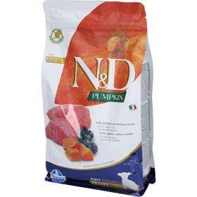   N&D Pumpkin Mini Puppy Gabonamentes Száraz Kutyatáp (Bárány, Áfonya és Sütőtök) - 800 g
