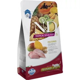   N&D Tropical Selection Neutered Adult Száraz Macskatáp (Csirke, Tönköly, Zab és Trópusi gyümölcsök) - 1,5 kg