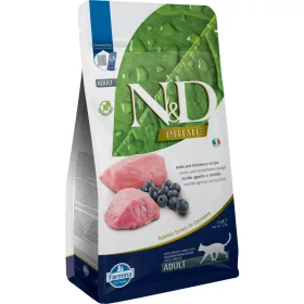   N&D Prime Adult Gabonamentes Száraz Macskatáp (Bárány és Áfonya) - 1,5 kg