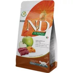   N&D Pumpkin Gabonamentes Száraz Macskatáp (Vadhús és Alma) - 1,5 kg